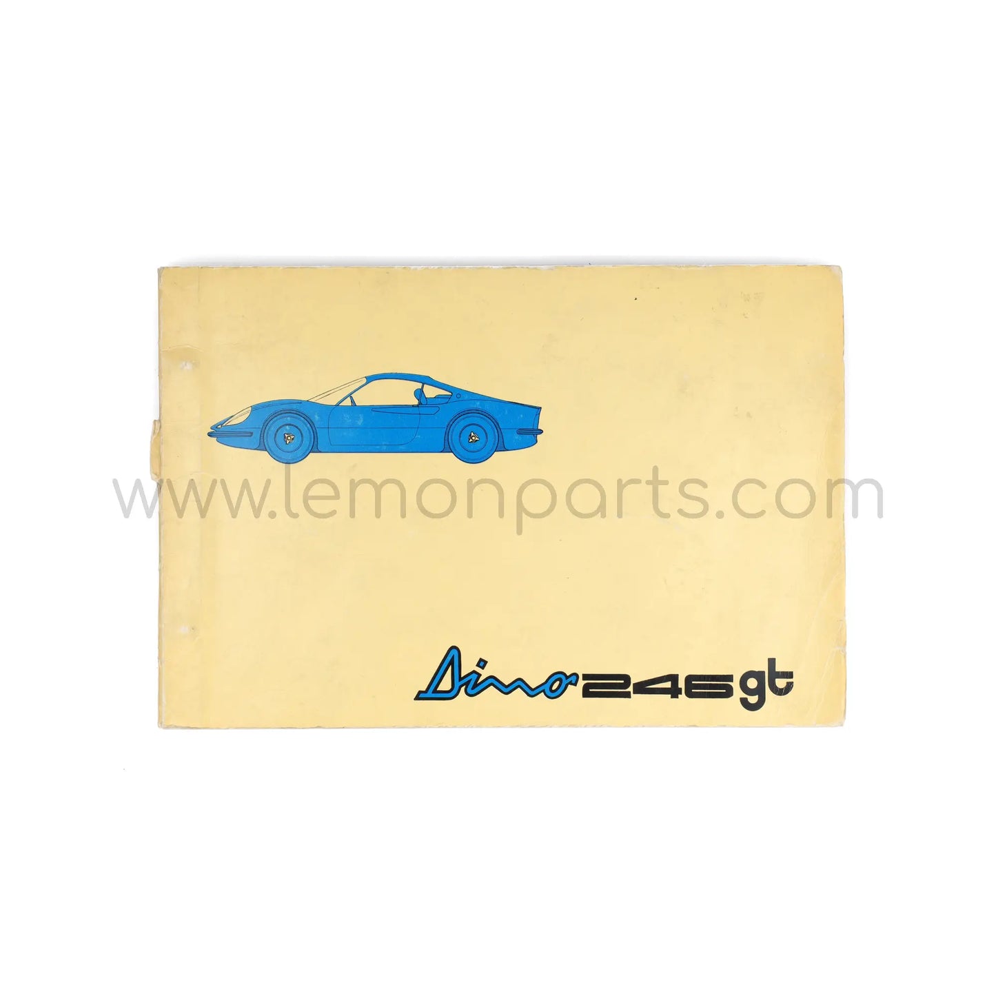 Original spare parts manual for Ferrari Dino 246 GT