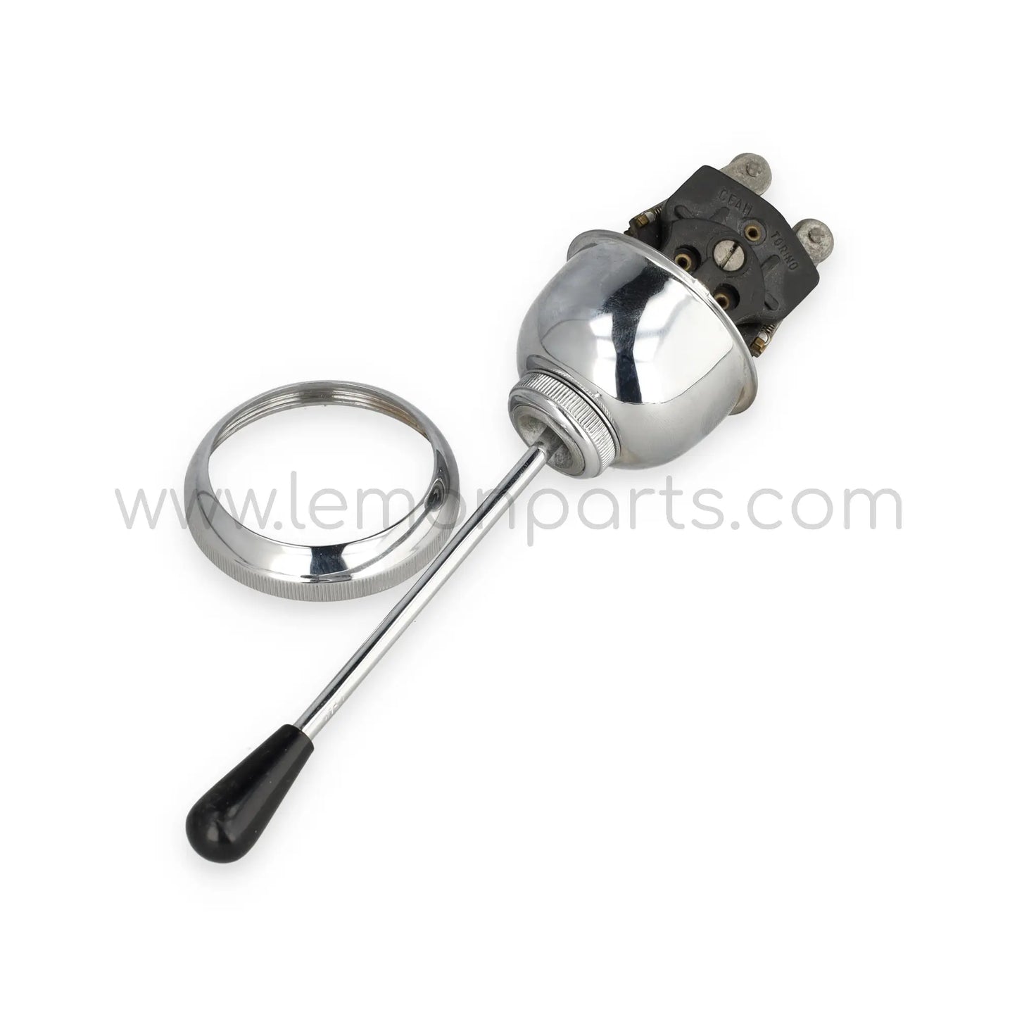 Original CEAM indicator lever stalker with chromed ring and bowl for Ferrari 250