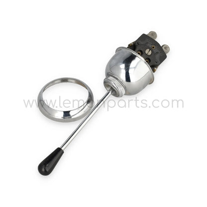 Original CEAM indicator lever stalker with chromed ring and bowl for Ferrari 250