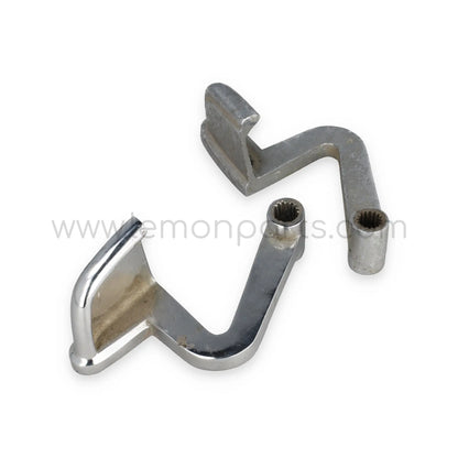 Original interior chromed door handles for Ferrari 250 GTE