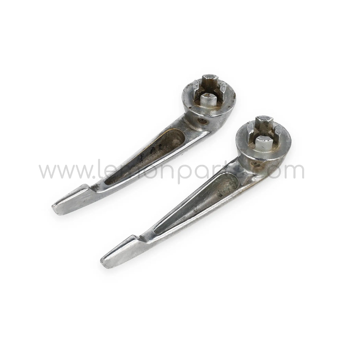 Original door regulator open levers with cross fixing for Ferrari 250 Lusso