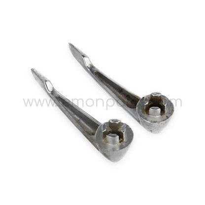 Original door regulator open levers with cross fixing for Ferrari 250 Lusso