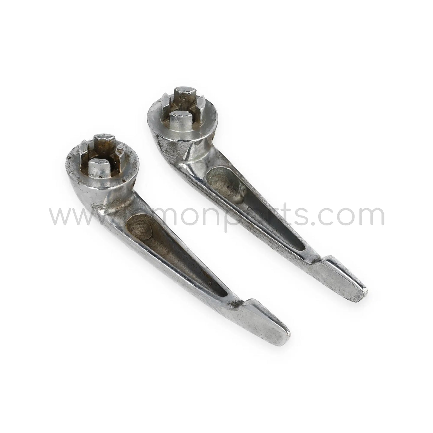 Original door regulator open levers with cross fixing for Ferrari 250 Lusso