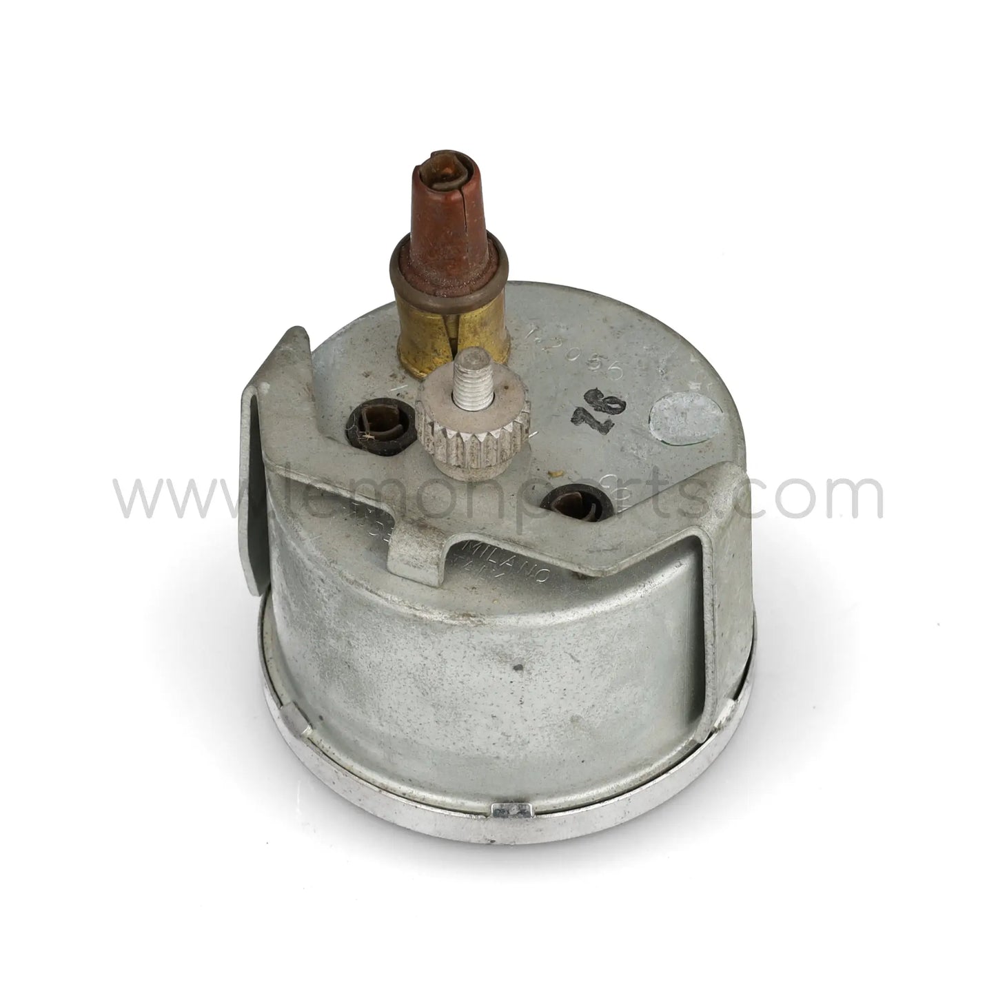 Original Veglia oil temperature gauge in English Fahrenheit black dial for Ferrari 250