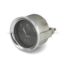 Original Veglia oil pressure gauge in Italian black dial for Ferrari 250