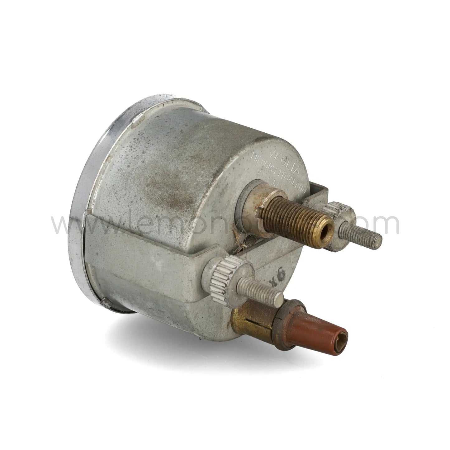 Original Veglia oil pressure gauge in Italian black dial for Ferrari 250