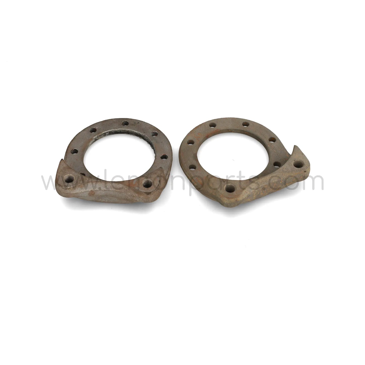 Original brake caliper rear axle support plates set for Dunlop calipers for Ferrari 250 330