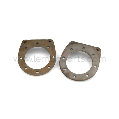 Original brake caliper rear axle support plates set for Dunlop calipers for Ferrari 250 330