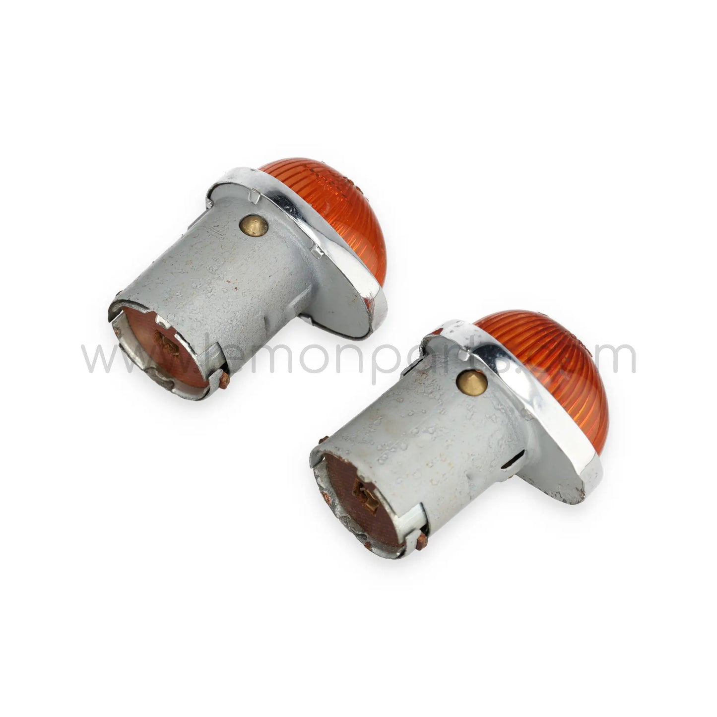 Original Carello teardrop side indicator lights set for Ferrari 250