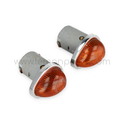 Original Carello teardrop side indicator lights set for Ferrari 250