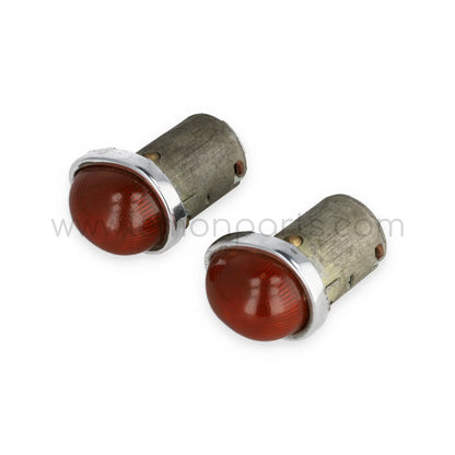 NOS Carello teardrop side indicator lights set for Ferrari 250