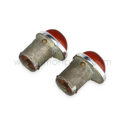 NOS Carello teardrop side indicator lights set for Ferrari 250