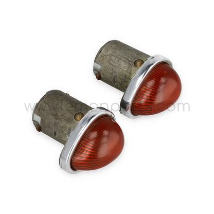 NOS Carello teardrop side indicator lights set for Ferrari 250
