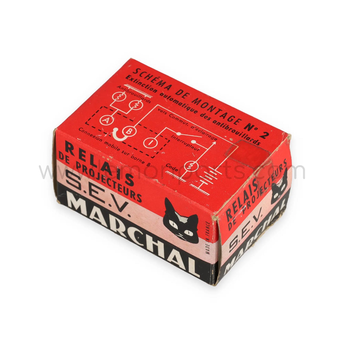NOS Marchal 12v 511C relay used for Fog-, Spot lights & Horns for Ferrari 166 195 212 250 375