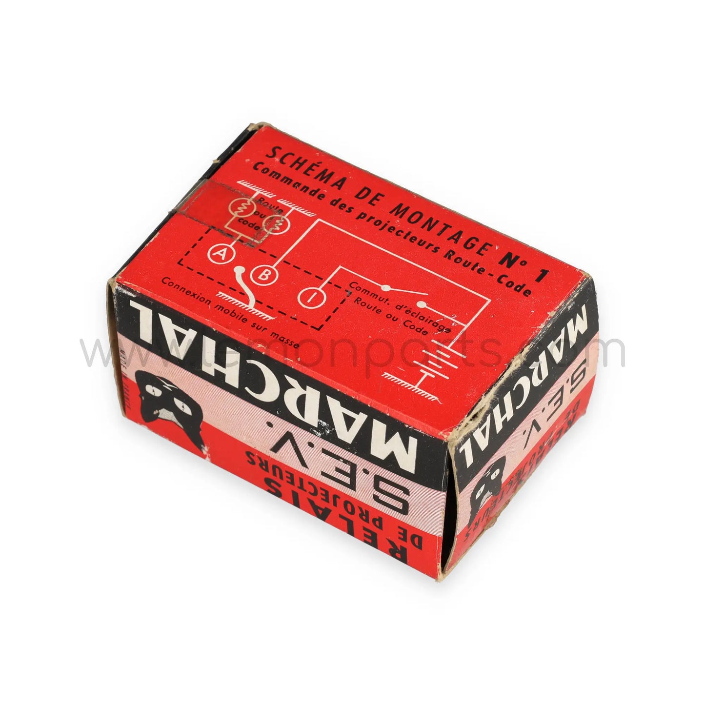 NOS Marchal 12v 511C relay used for Fog-, Spot lights & Horns for Ferrari 166 195 212 250 375