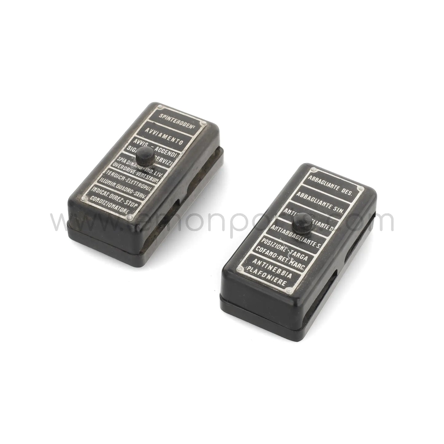 Original Ferrari fuse box set for 6 fuses each for Ferrari 250 275 330