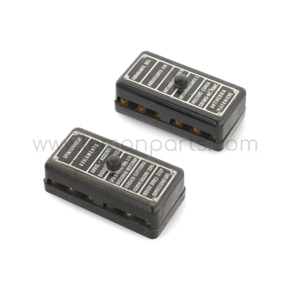 Original Ferrari fuse box set for 6 fuses each for Ferrari 250 275 330
