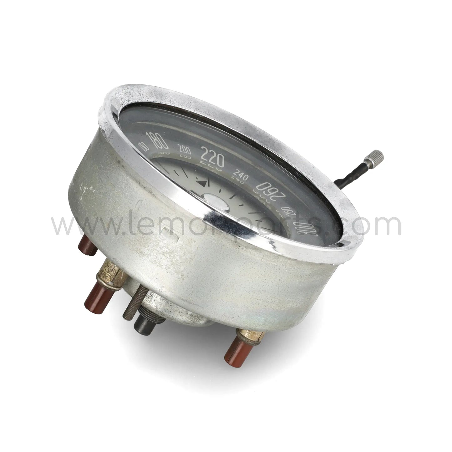 Original Veglia speedometer gauge with white backface for Ferrari 250 SWB California Lusso