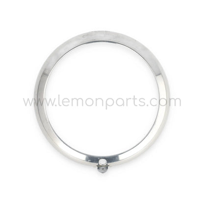 NOS early Marchal aluminium headlight rings set for Ferrari 250 SWB competition