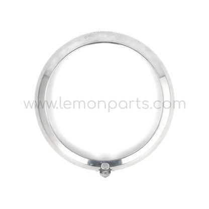 NOS early Marchal aluminium headlight rings set for Ferrari 250 SWB competition