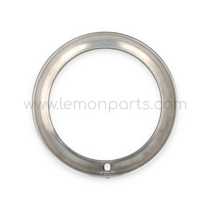 NOS early Marchal aluminium headlight rings set for Ferrari 250 SWB competition