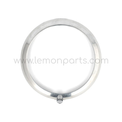 NOS early Marchal aluminium headlight rings set for Ferrari 250 SWB competition