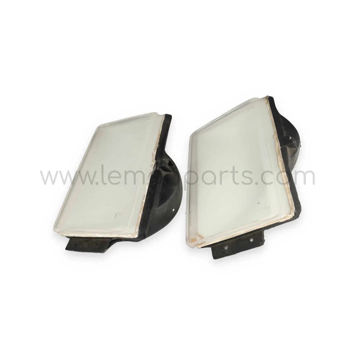 Original SIEM white lens indicator lights set for Ferrari 365 GT 4 BB 512 BB BBi