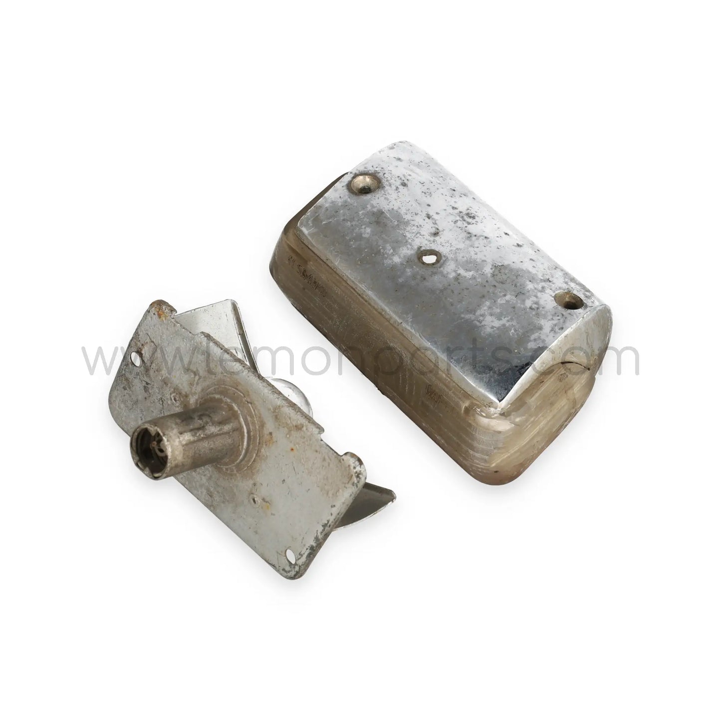 Original Carello reversing lights fitted underneath the bumper for Ferrari 365