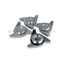 Original Borrani Ferrari knock off set with prancing horse 32 Rudge for Ferrari 250 275 330 365