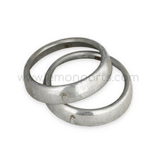 NOS chromed headlight rings set for Ferrari 250 PF Pininfarina Coupe e