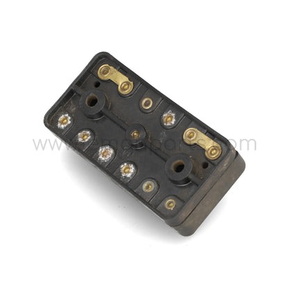Original blank replacement fuse box with 6 fuse positions for Ferrari 166 195 212 250 275 375 625