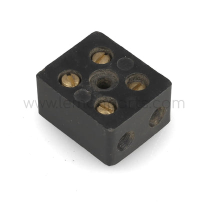 Original wire connector block square 2x2 terminals for Ferrari 166 195 212 250 275 330 365 375 500 625