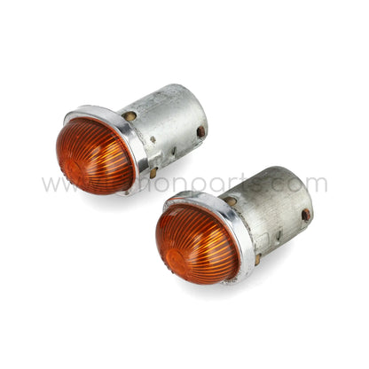 NOS Carello teardrop side indicator lights set for Ferrari 250