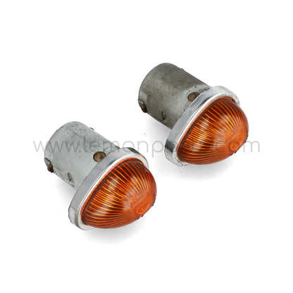 NOS Carello teardrop side indicator lights set for Ferrari 250