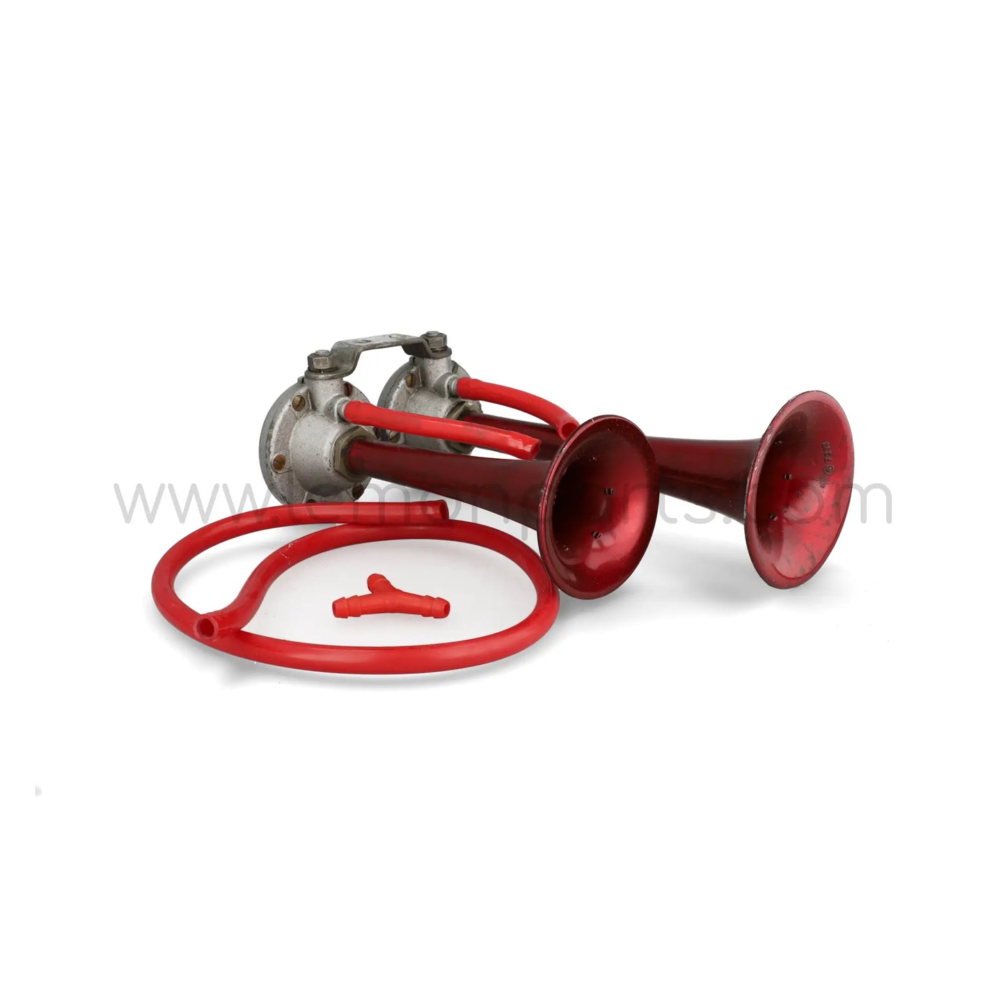 NOS Fiamm Roadmaster tipo TA/2 patina air horn set for Ferrari 250 275 330 365