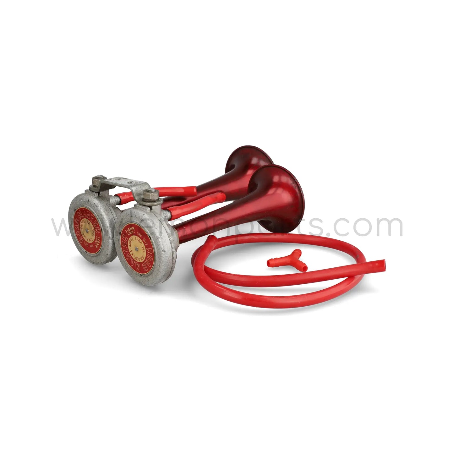 NOS Fiamm Roadmaster tipo TA/2 patina air horn set for Ferrari 250 275 330 365