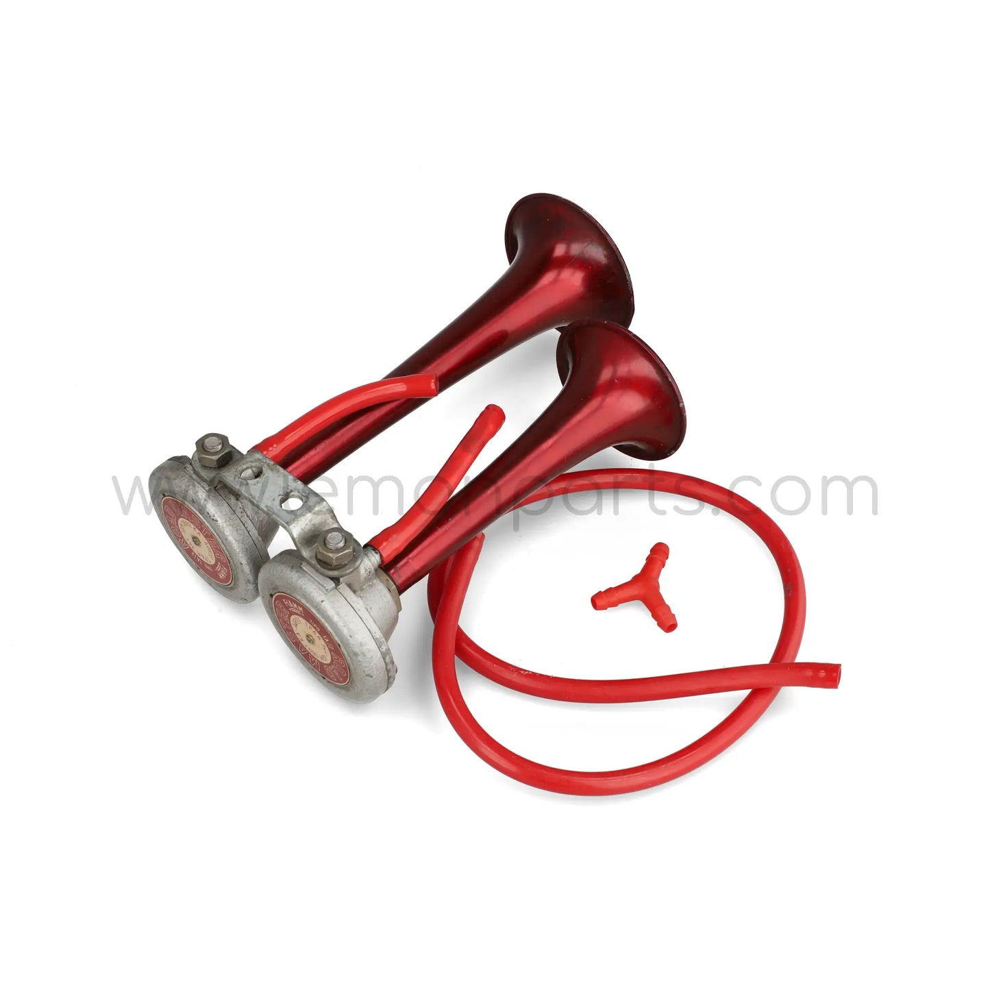 NOS Fiamm Roadmaster tipo TA/2 patina air horn set for Ferrari 250 275 330 365