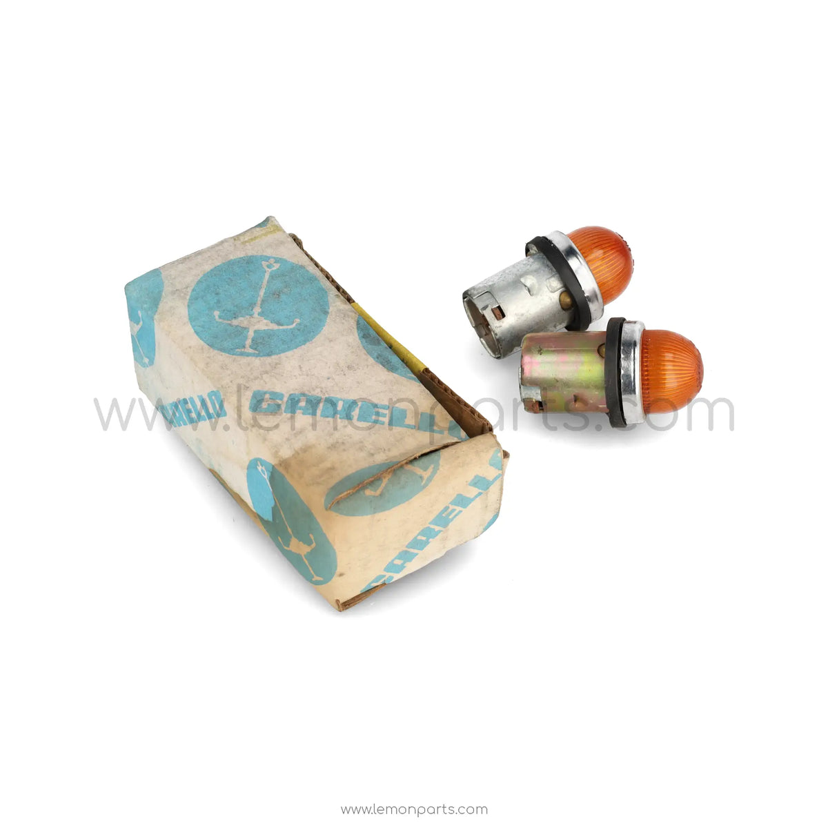 NOS Carello side indicator lights round for Ferrari 250