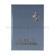 Original owners manual for Ferrari Mondial Quattrovalvole