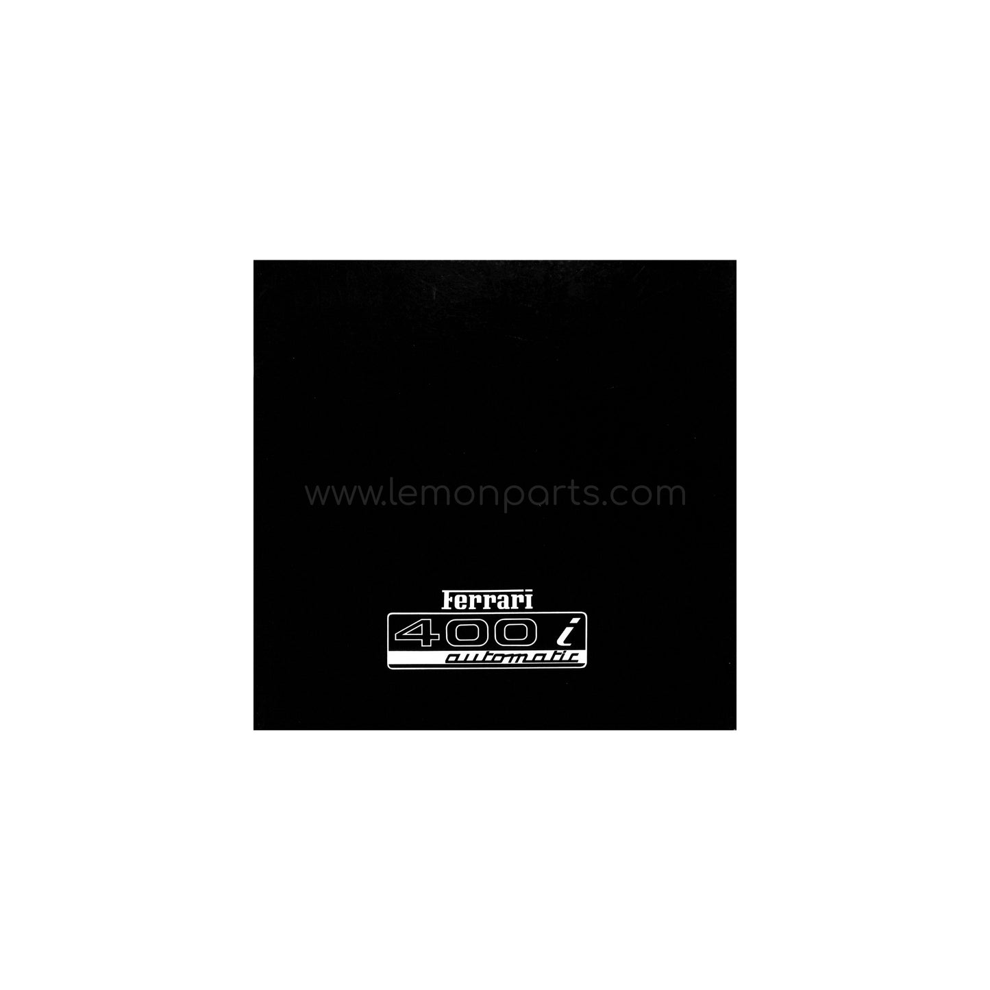 175/79 - Ferrari 400i automatic sales brochure