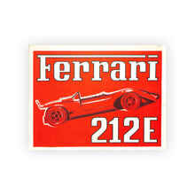 Ferrari 212E foldout double sided poster ( very large )